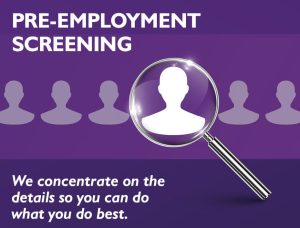 Pre employment screening